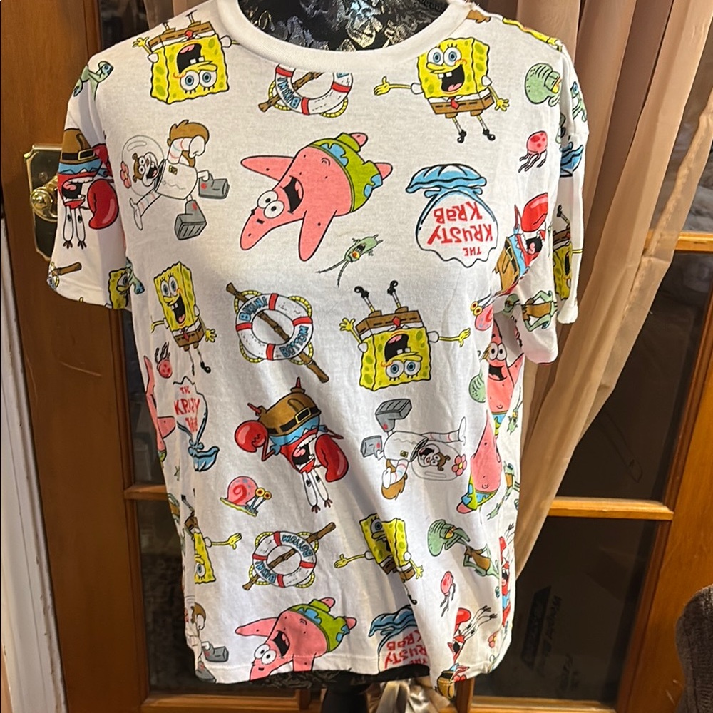 SpongeBob SquarePants Short Sleeve Tee, L
